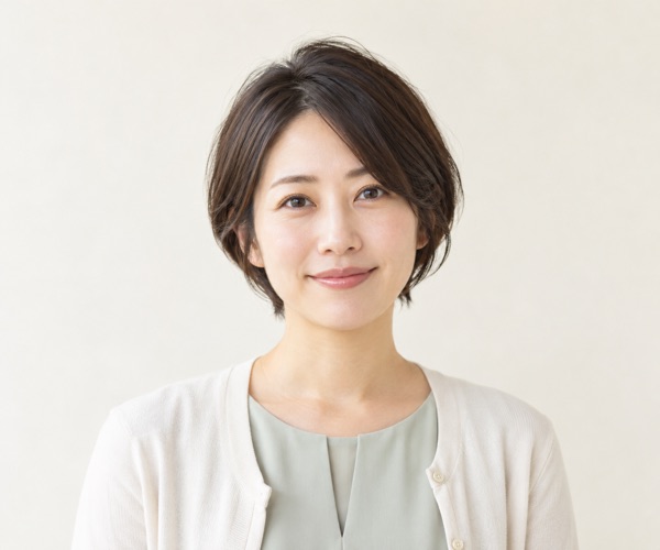 本人ではない架空の女性の生成イメージ